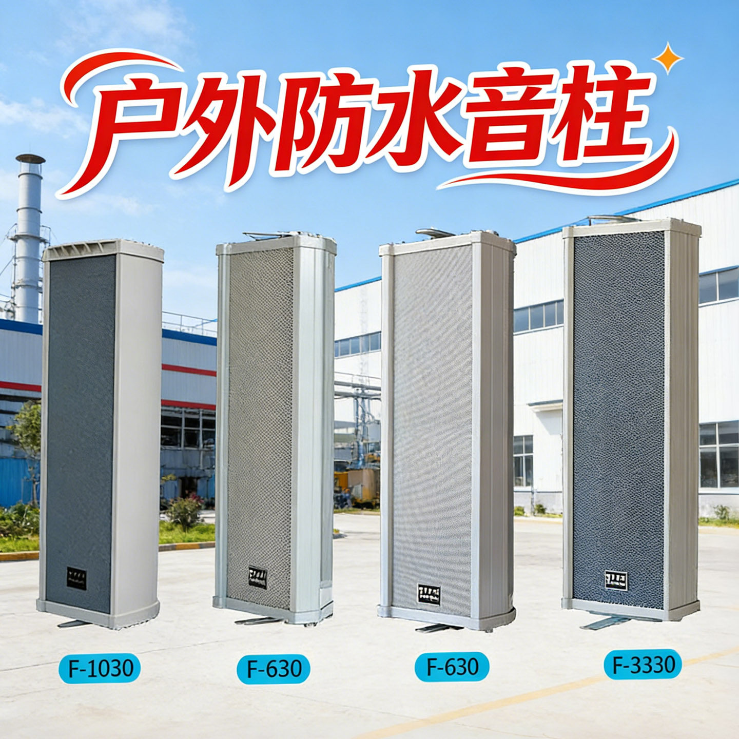 30W室外户外防水音柱音响校园公共广播壁挂式定压喇叭音箱爆款