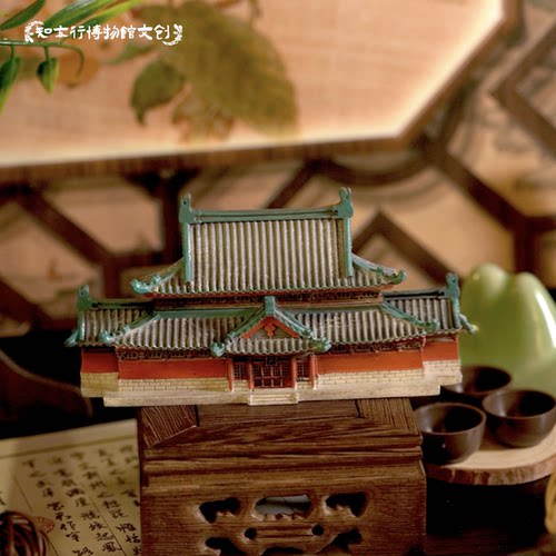 正定古建隆兴寺摩尼殿磁吸冰箱贴
