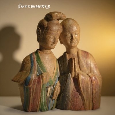 麦积山石窟彩塑文创冰箱贴