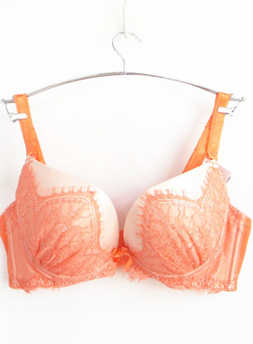 欧系列正品上薄下厚70AB75AB可卸肩带蕾丝胸罩女内衣文胸 RA23417