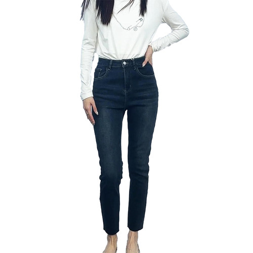 Mixblu麦斯兰专柜正品百搭高腰铅笔裤长裤牛仔裤女春秋冬WXB29882