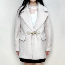 断码cache正品西装领仿毛呢大衣显瘦夹棉棉服春秋冬外套女8816006