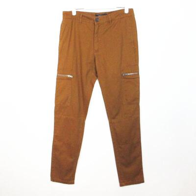 春秋F21系列正品袋拉链裤