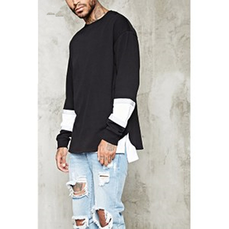 F21系列专柜正品休闲圆领棉质长袖春秋T恤男197970