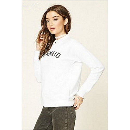 F21专柜正品套头棉质春秋卫衣女235372