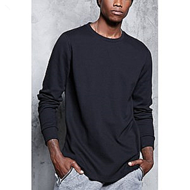 F21专柜专柜正品百搭XS纯色圆领棉质长袖T恤男春秋 149229