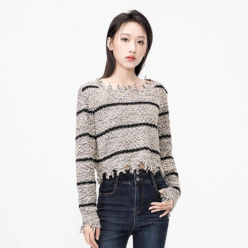 Mixblu麦斯兰专柜正品时尚毛边修身短裤针织衫女毛衣春秋WXB61867