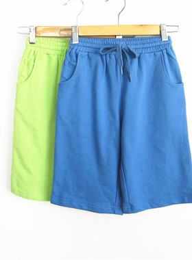 新品童装正品C-11-10-1-2腰绑带宽松短裤男童夏裤子 CFTM424B1D