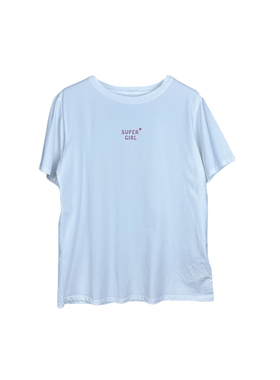 拉系列专柜正品百搭纯色休闲可爱卡通圆领短袖棉T恤女夏 1T0B1016