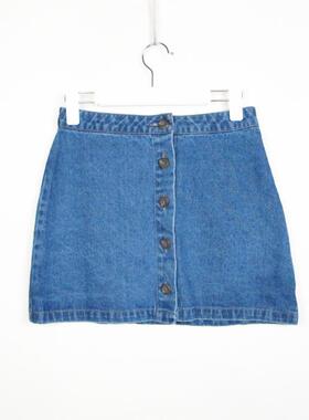 F21系列专柜正品休闲百搭纯色A字短裙裹身半身裙春秋夏265040