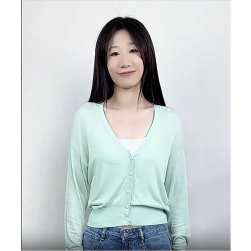纯色薄外套春秋外套女V领