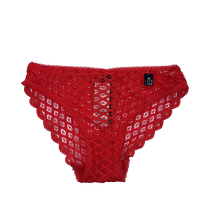 艾格伊品专柜正品性感透视低腰蕾丝三角裤底裤内内裤女 8E0771105