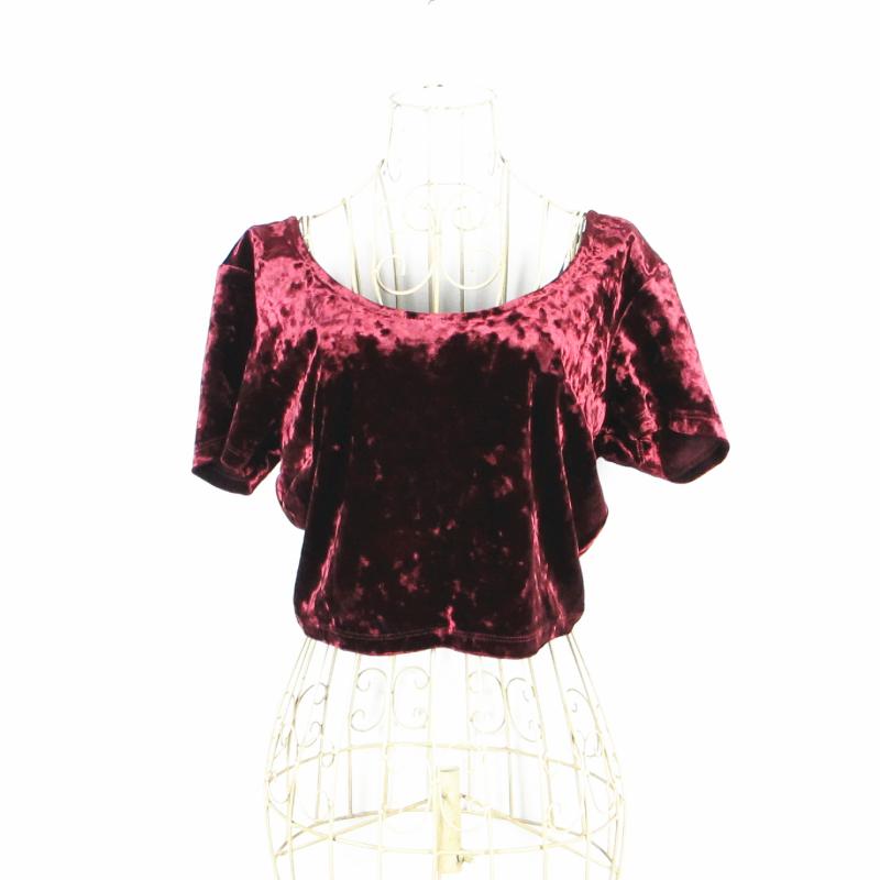 短袖高贵金丝绒专柜正品短袖T恤