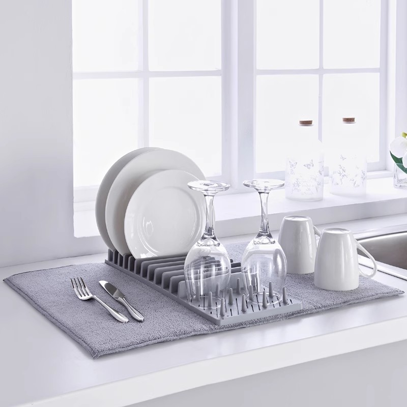 6折厨房沥水垫碗碟沥水架