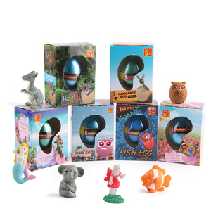 破壳恐龙蛋日本儿童水中孵化动物膨胀宠物蛋泡在水里会长大的玩具