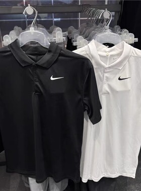 佳佳奥莱耐克速干衣POLO衫领短袖T恤半袖体恤爸爸装中老年DD8373