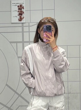 佳佳奥莱耐克大童孩男女春夏夹克跑步轻便外套春秋季防晒衣FZ5233