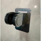 免打孔花洒座支架厕所浴室马桶喷枪底座水枪支架喷头软管底坐