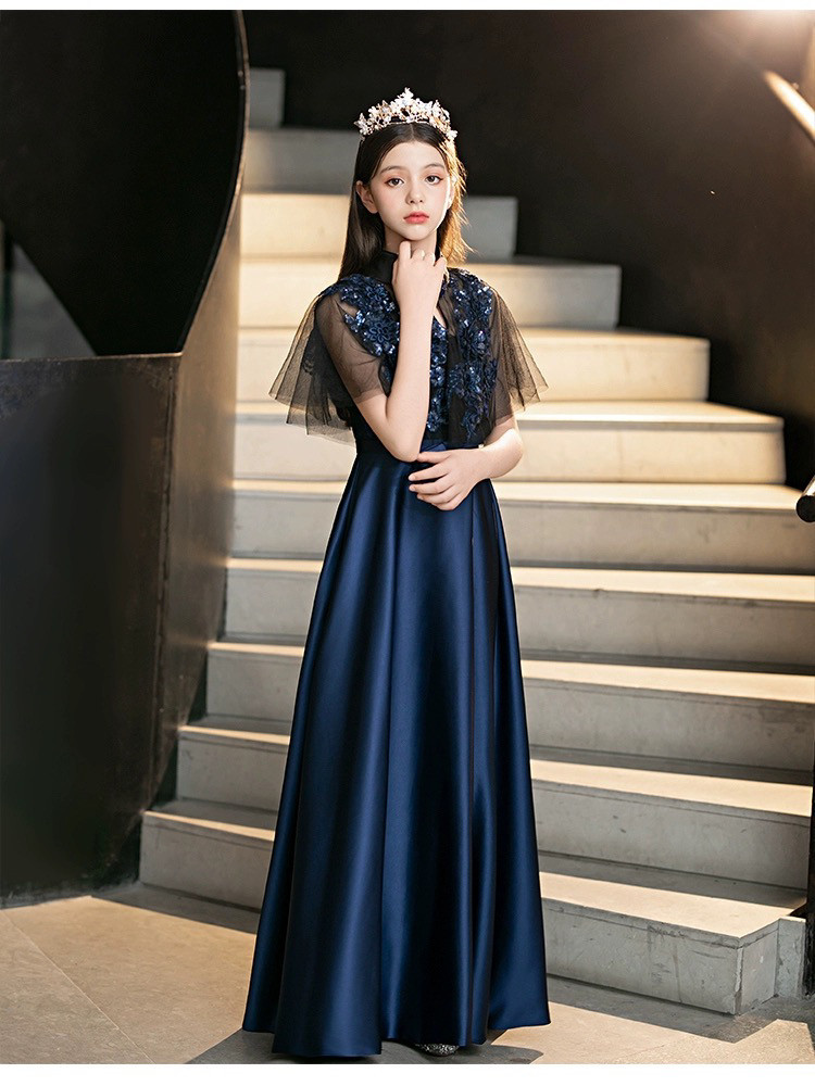 大码加肥胖女童古筝礼服2026秋冬生日公主裙花童主持人钢琴小提琴