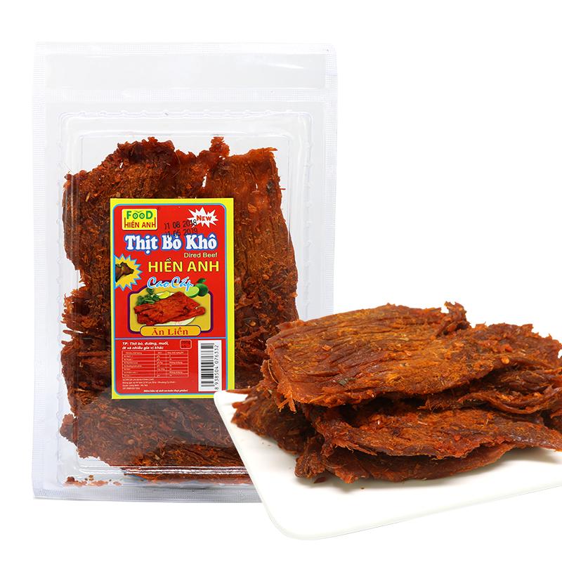 25.60元包邮越南Thi Bo Kho手撕香辣牛肉干200g即食肉片休闲零食小吃2袋包邮