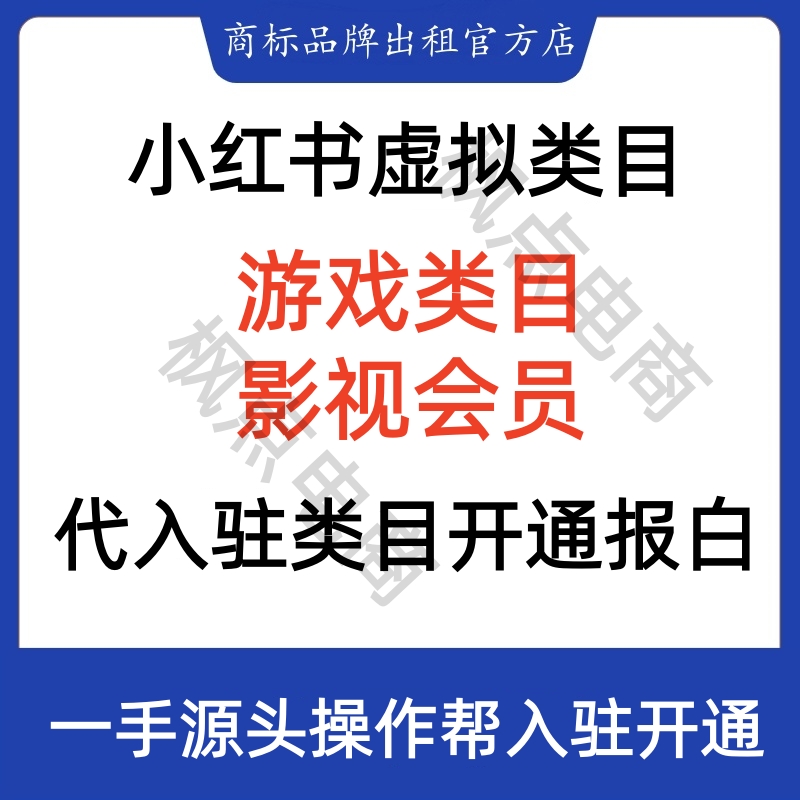 拼多多小红书虚拟类目代开通淘宝