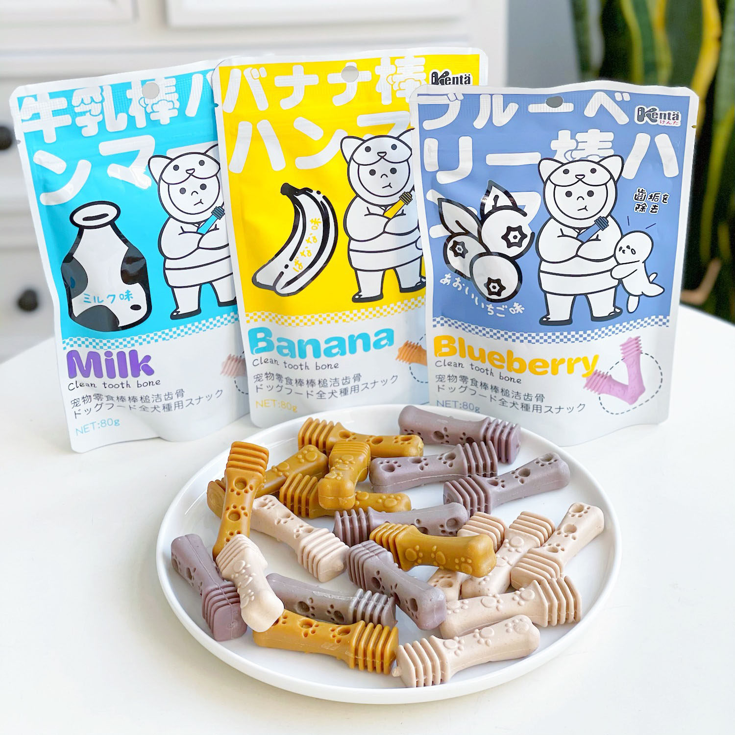 犬太棒棒锤洁齿骨狗狗磨牙零食幼犬耐咬小型犬中型犬磨牙棒狗零食