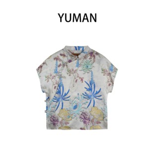 羽曼YUHAN～重奢定制～100人丝高级感上衣YM2018