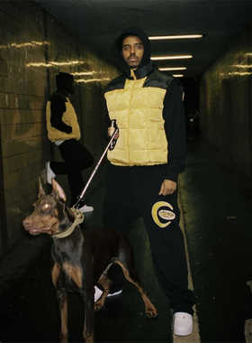 Corteiz马甲背心灰色秋冬保暖休闲立领街头时尚潮爆款