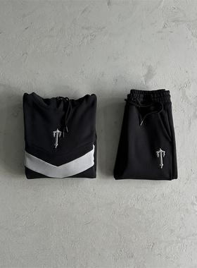 Trapstar  秋冬季时尚运动休闲套装刺绣时尚宽松潮高品质卫衣长裤
