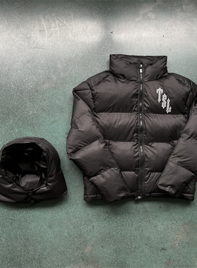 Trapstar Detachable Down Jacket男士冬季加厚保暖Puffer棉服