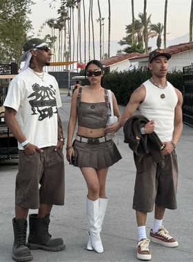 Broken Planet新款潮牌大码美式复古韩范宽松圆领青年夏季流行T恤