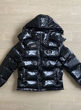 London Trapstar 亮面shiny男款羽绒棉服Top品质刺绣夹克Drill