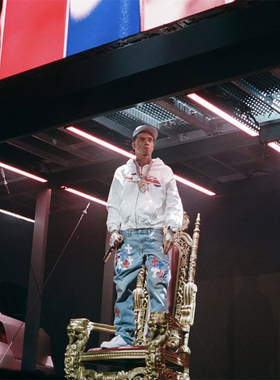 IDA 秋季新款街头男女款连帽卫衣休闲运动直筒百搭高品质长裤