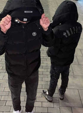 Trapstar棉服Drill欧美嘻哈drip冬季男女加棉经典款明星同款