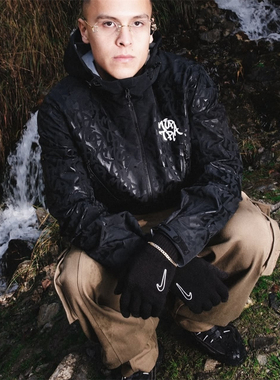 Mertra新款男女款 Waterproof Jacket-black黑色水溶硬壳夹克潮流