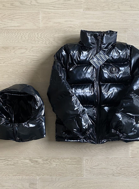 Trapstar Lundon亮面shiny男款羽绒棉服品质刺绣夹克Drip Drill