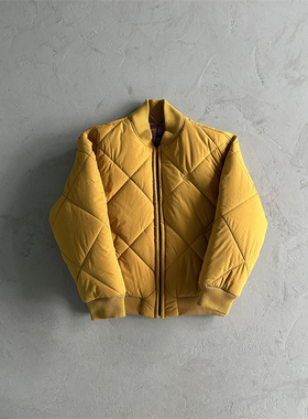 Corteiz Bomber Jacket新款时尚男士刺绣黄色CRTZ原创品质夹克UK