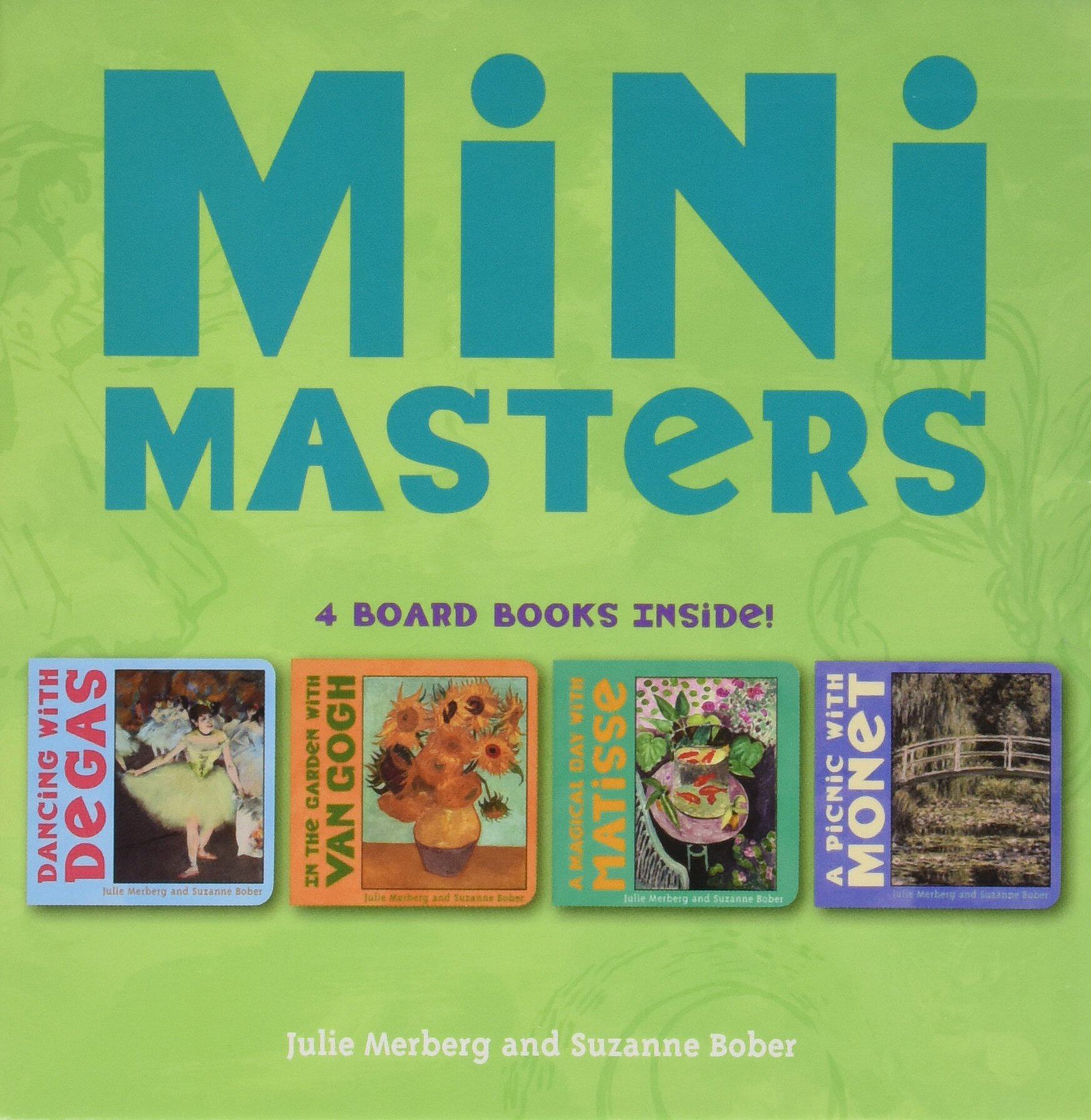 预售 英文原版 Mini Masters Boxed Set 艺术大师启蒙纸板书套装:德加、莫奈、马蒂斯、梵高 艺术美育 3-6岁 纸板画集画册
