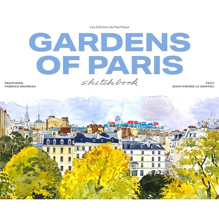 现货 Garden of Paris sketchbook 巴黎花园素描本: 9782878682861