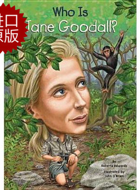 现货 英文原版 珍妮·古道尔是谁? Who Is Jane Goodall? 中小学生读物 Who Was/Is 系列 进口原版 人物传记