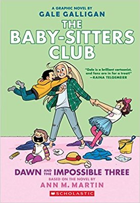 现货 英文原版 小保姆俱乐部漫画版5 Baby-sitters Club Graphix: #5 Dawn and the Impossible Three 课外打工俱乐部