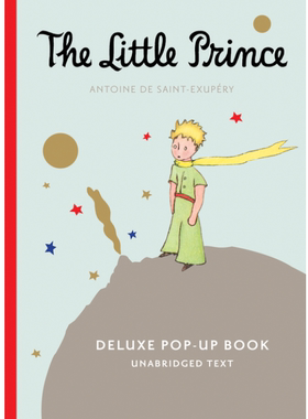 预售 英文原版 小王子3d立体书The Little Prince Pop-Up原版精装 英文版  9780544656499