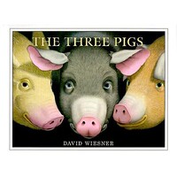 预售 The Three Pigs 大卫·威斯纳 《三只小猪》 凯迪克金奖绘本 精装 英文原版
