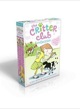 英文原版 动物俱乐部 四册套装 章节桥梁书 The Critter Club Collection: A Purrfect Four-Book Boxed Set
