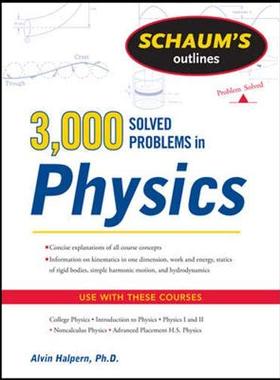 英文原版 物理3000题 Schaum's 3,000 Solved Problems in Physics (Schaum's Outlines)