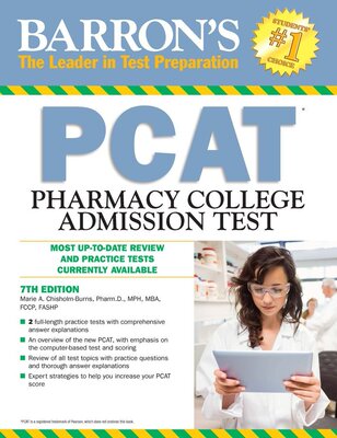 英文原版 巴朗PCAT考试指南 第7版 药学院入学考试 Barron's PCAT, 7th Edition: Pharmacy College Admission Test