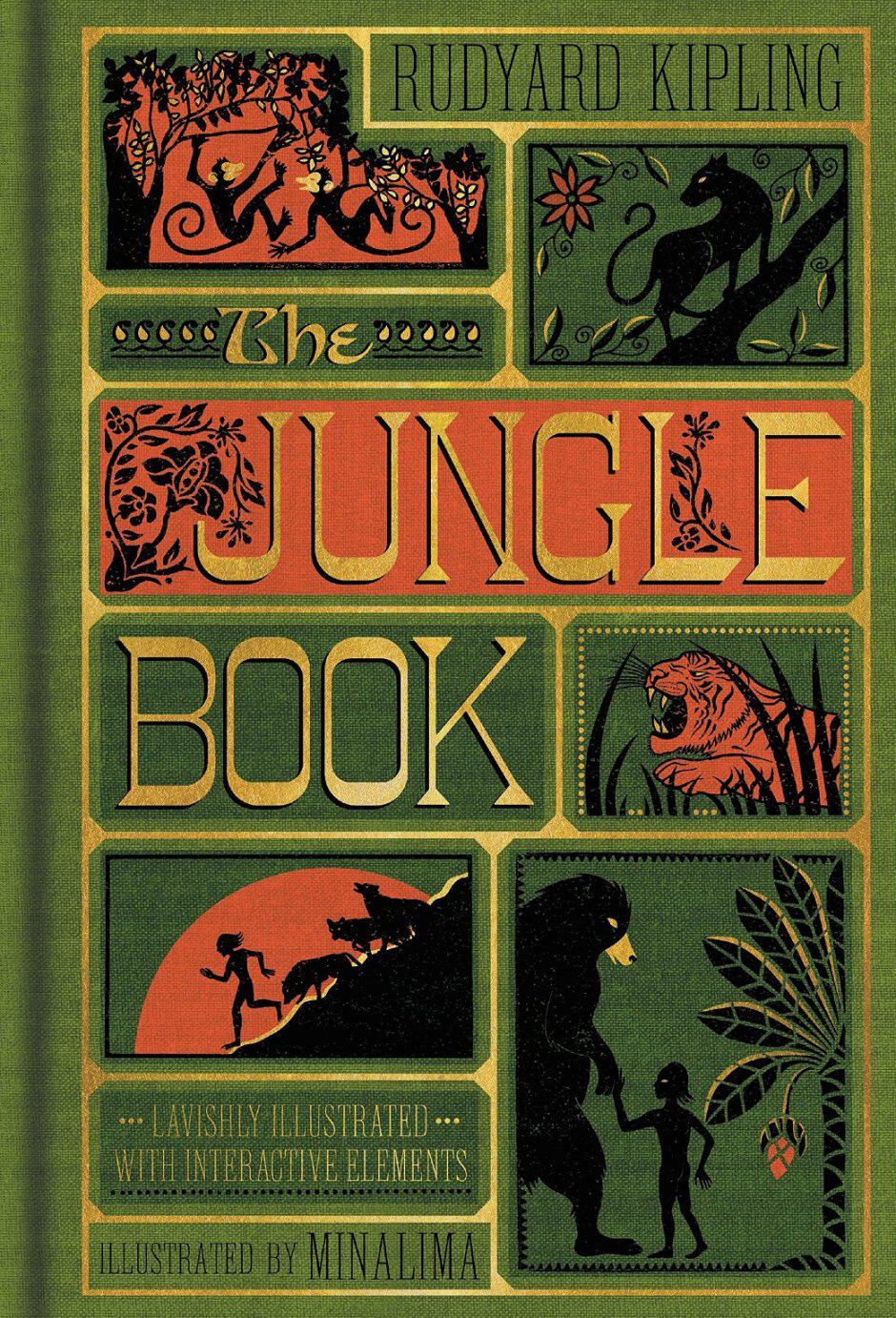 现货 英文原版 The Jungle Book 奇幻森林精装3D手工立体书 丛林之书 Minalima