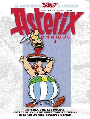 现货英文原版 高卢英雄历险记 10-12 合本 卷四 儿童漫画 Asterix Omnibus 4 罗马兵团战士阿斯特克斯 首领之盾 参加奥运会