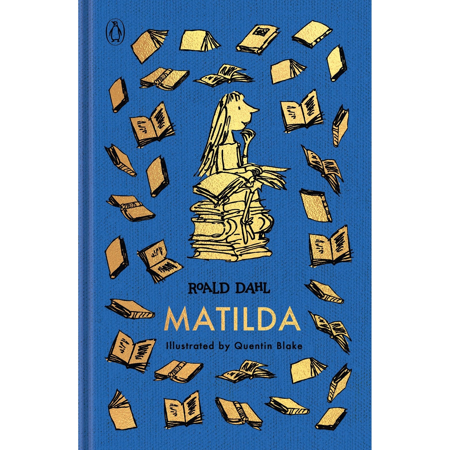 预售 玛蒂尔达 罗尔德·达尔布纹系列 精装烫金封面 2026新版 Roald Dahl 英文原版 儿童经典文学 Matilda