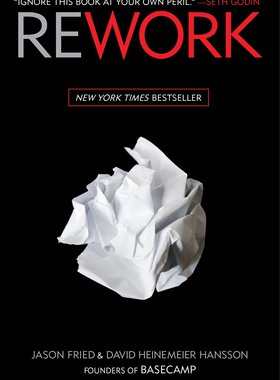 现货 英文原版 重来:更为简单有效的商业思维 精装 Rework 书